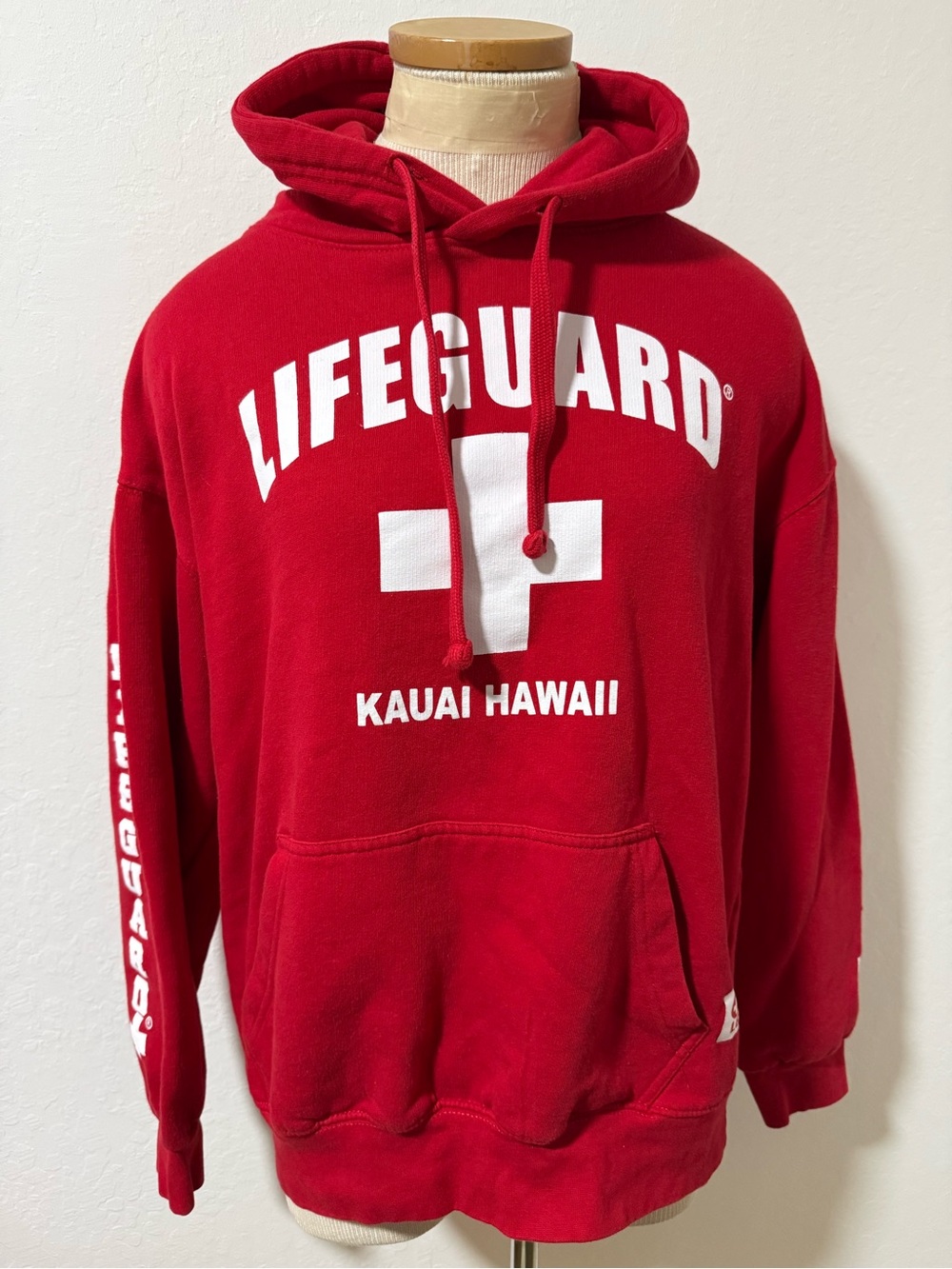 Lifeguard Kauai Hawaii Red Hoodie - Picture 2 of 6